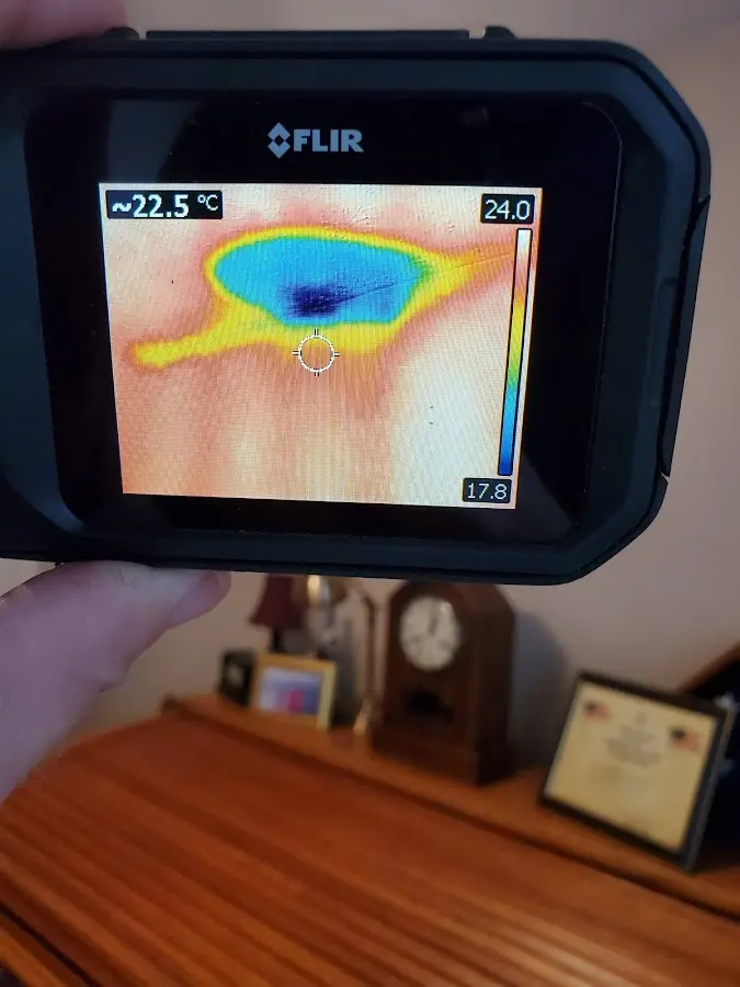Thermal imaging inspection for water damage in South Kingstown