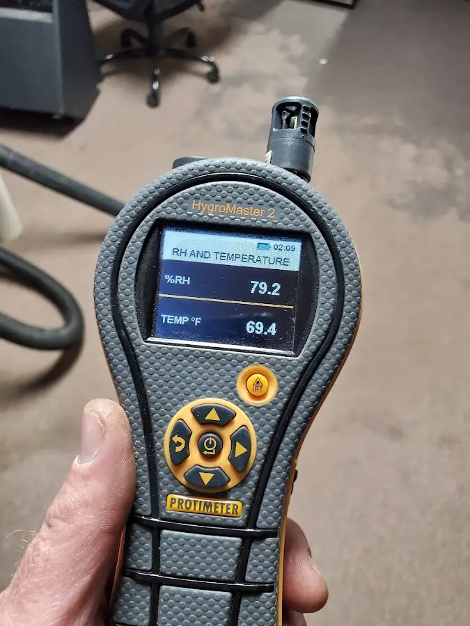 Moisture meter humidity assessment for Mold Remediation & Removal in South Kingstown